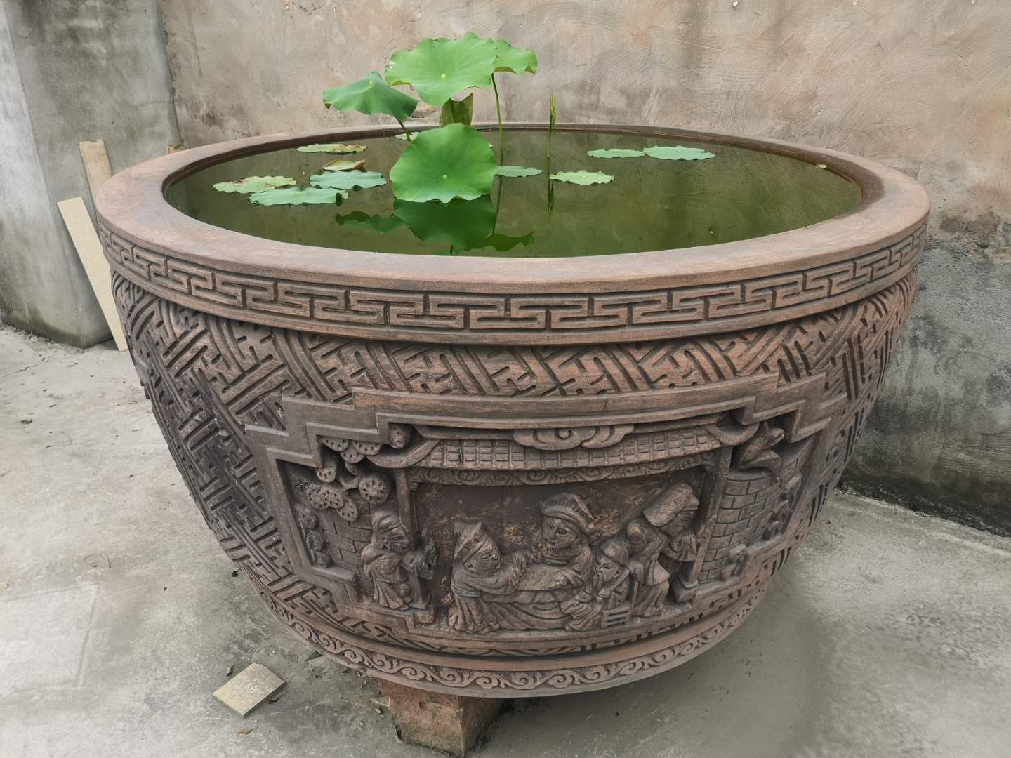 青石砂巖藝術(shù)水缸